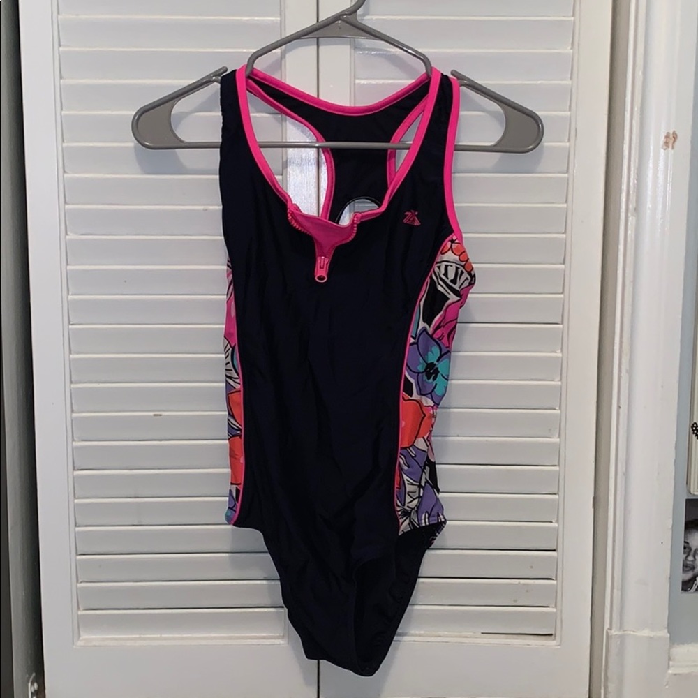 kids swimsuit. worn few times for classes.
